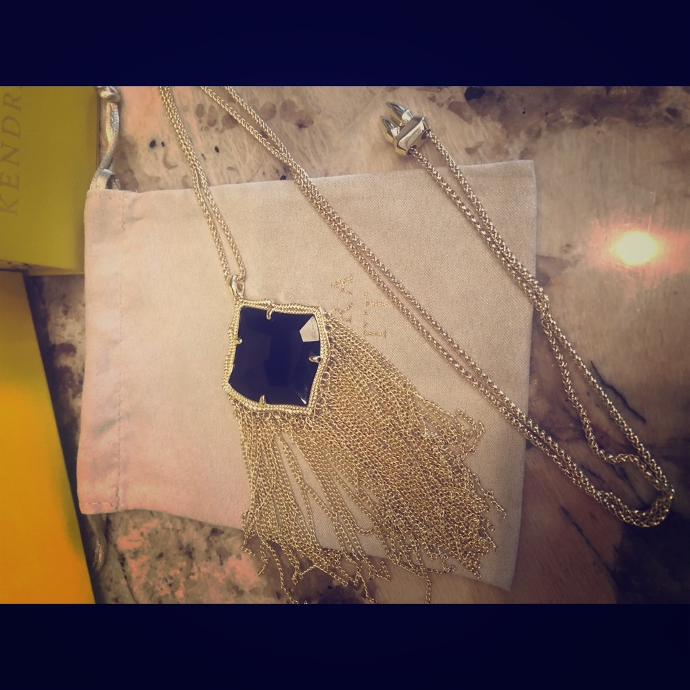 Kendra Scott Black Kingston Necklace